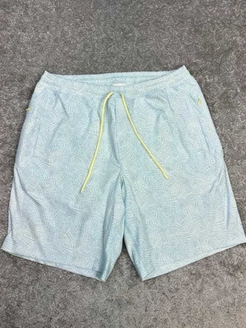 Birddogs Brad Schittz Swimwear Mens Large Blue Stretch Bathing Suit Outdoor